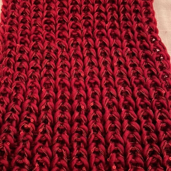 NWOT infinity scarf w/ sparkly sequins on 1 side & multi colored on the other - Picture 9 of 11